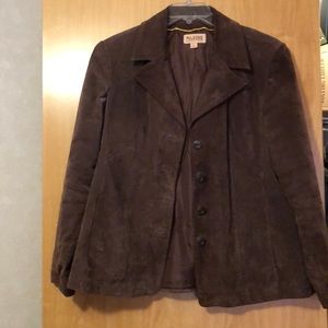 Wilson leather cocoa color jacket.